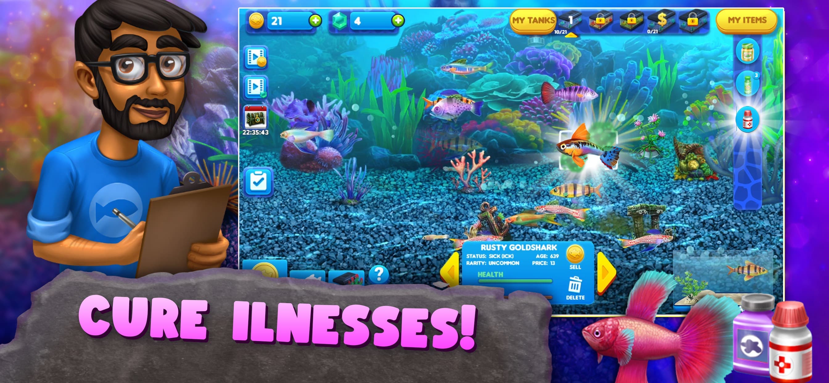Fish Tycoon 2 Virtual Aquarium screenshot 4 - screenshot