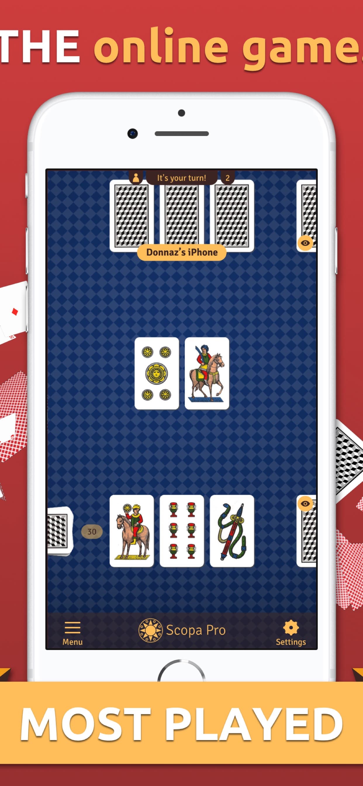 Scopa Pro - THE card game screenshot 2 - screenshot