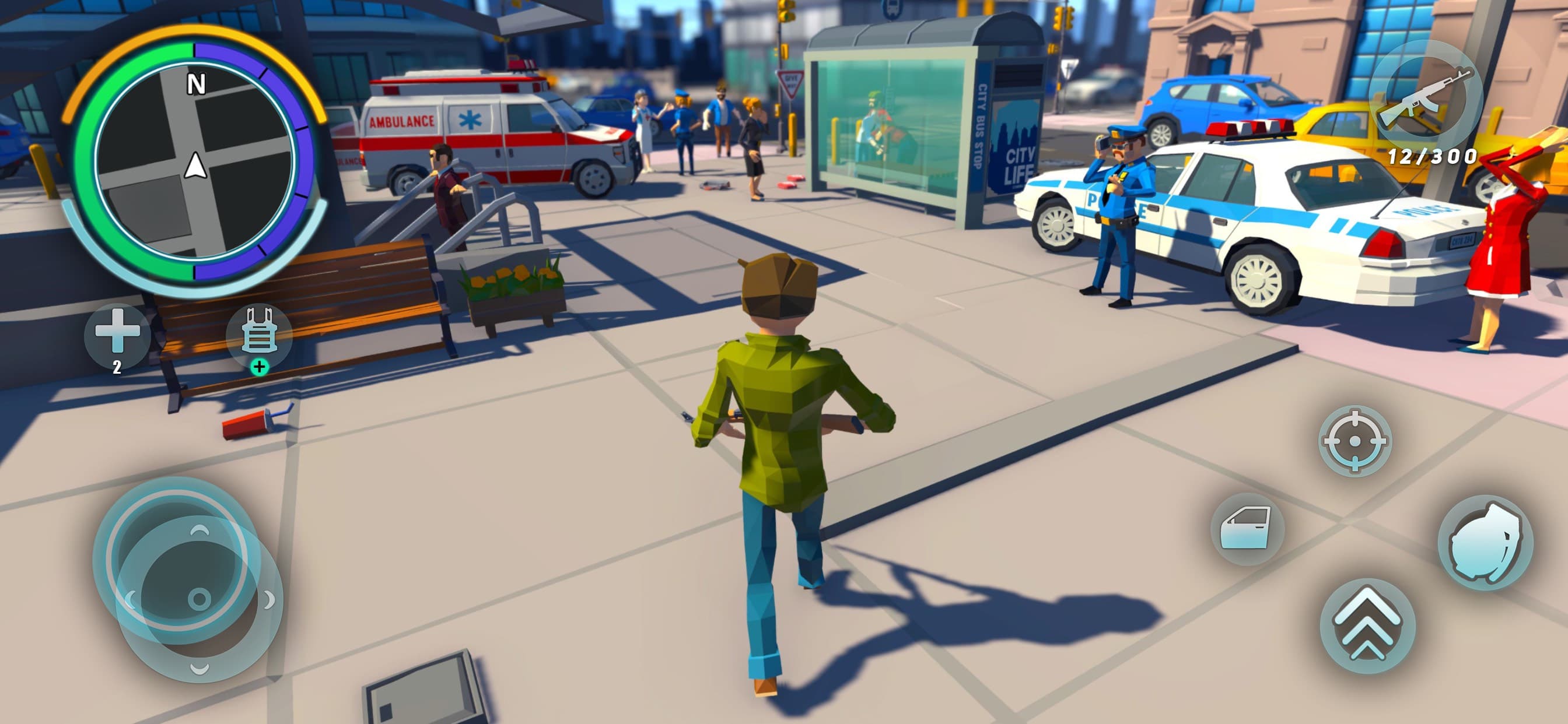 Gangster Crime Auto Polygon screenshot 2 - screenshot