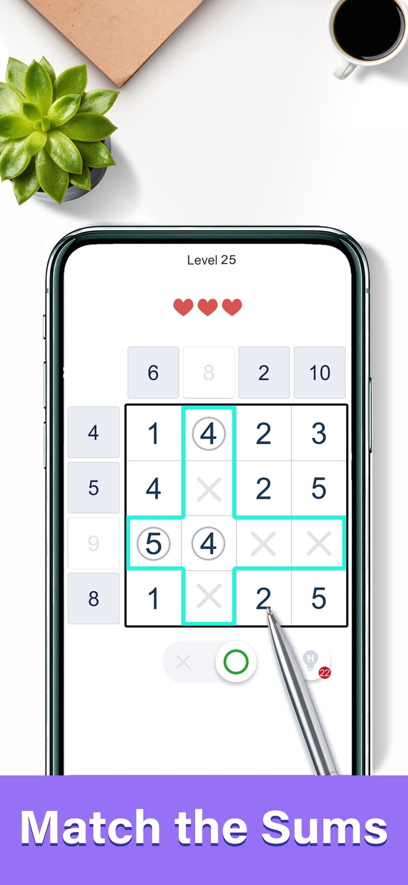 Number Sum - Math Puzzle Game screenshot 1 - screenshot