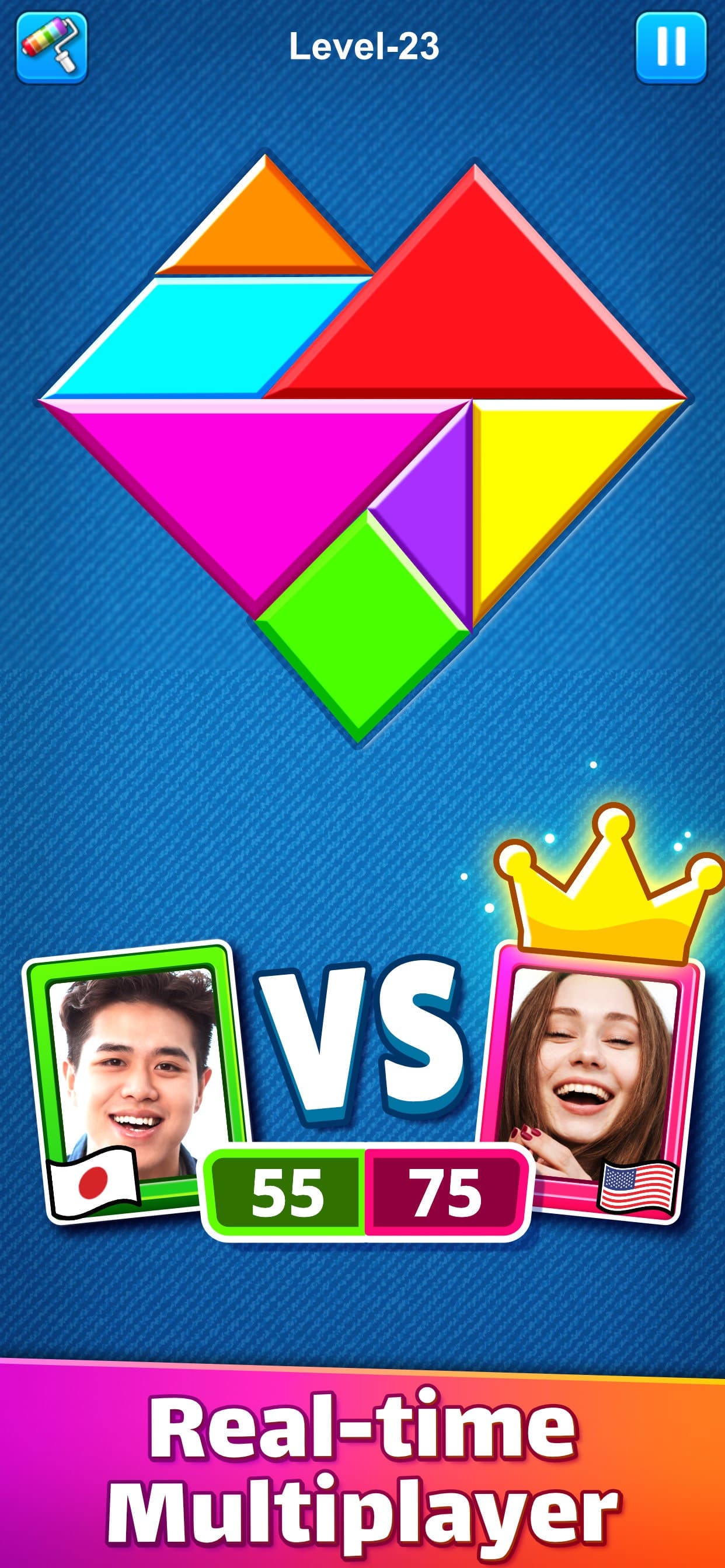 Tangram Puzzle: Polygrams Game screenshot 3 - screenshot