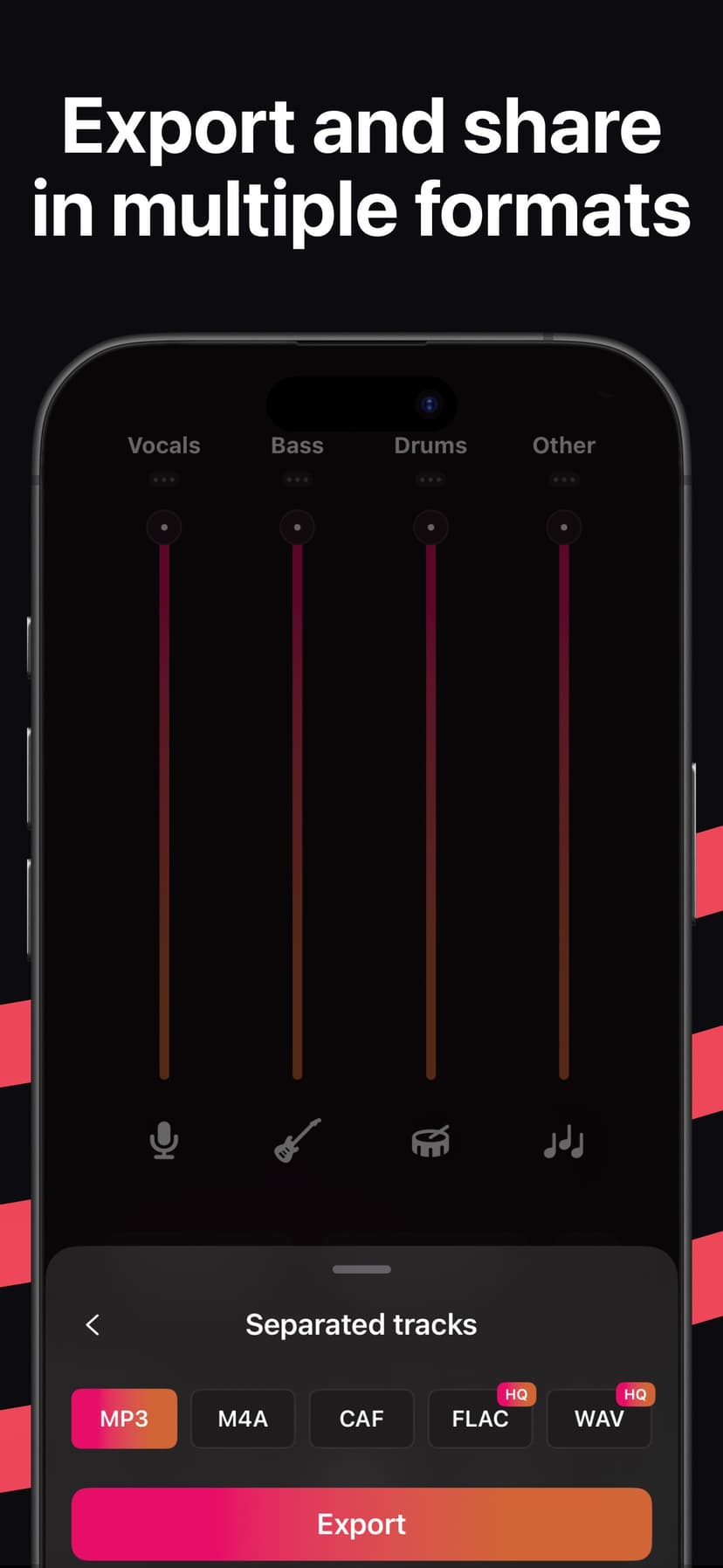 Stemz: remover vocal audio pro screenshot 5 - screenshot