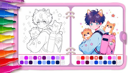 Cute Drawing : Anime Color Fan screenshot 1 - screenshot