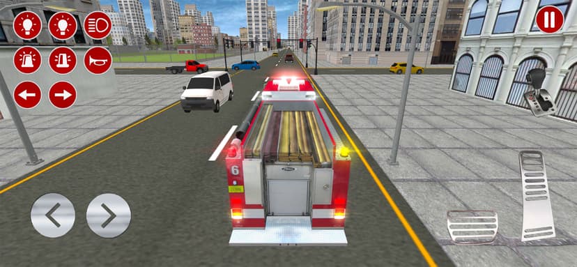 Real Fire Truck Simulator 2023 screenshot 1 - screenshot