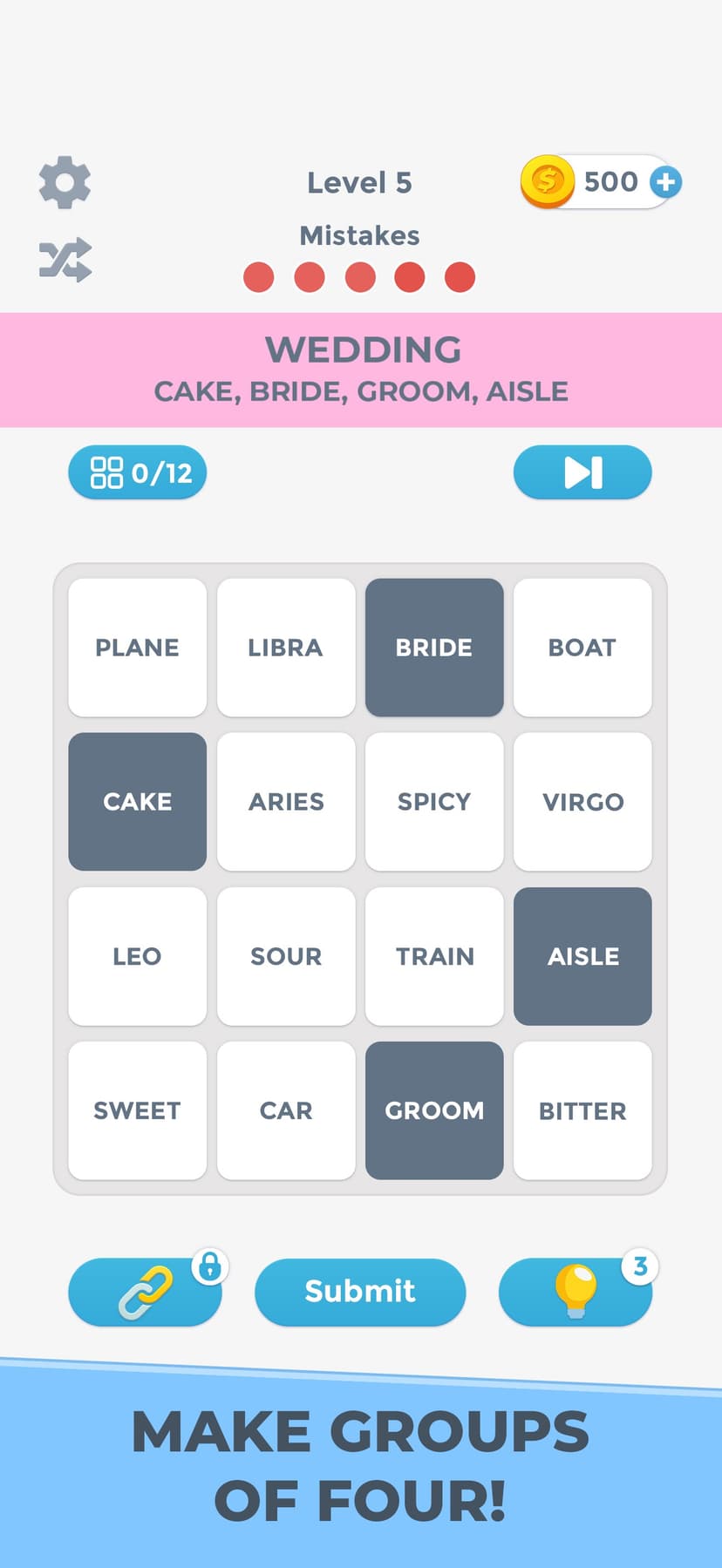 Connections Word Game screenshot 2 - screenshot