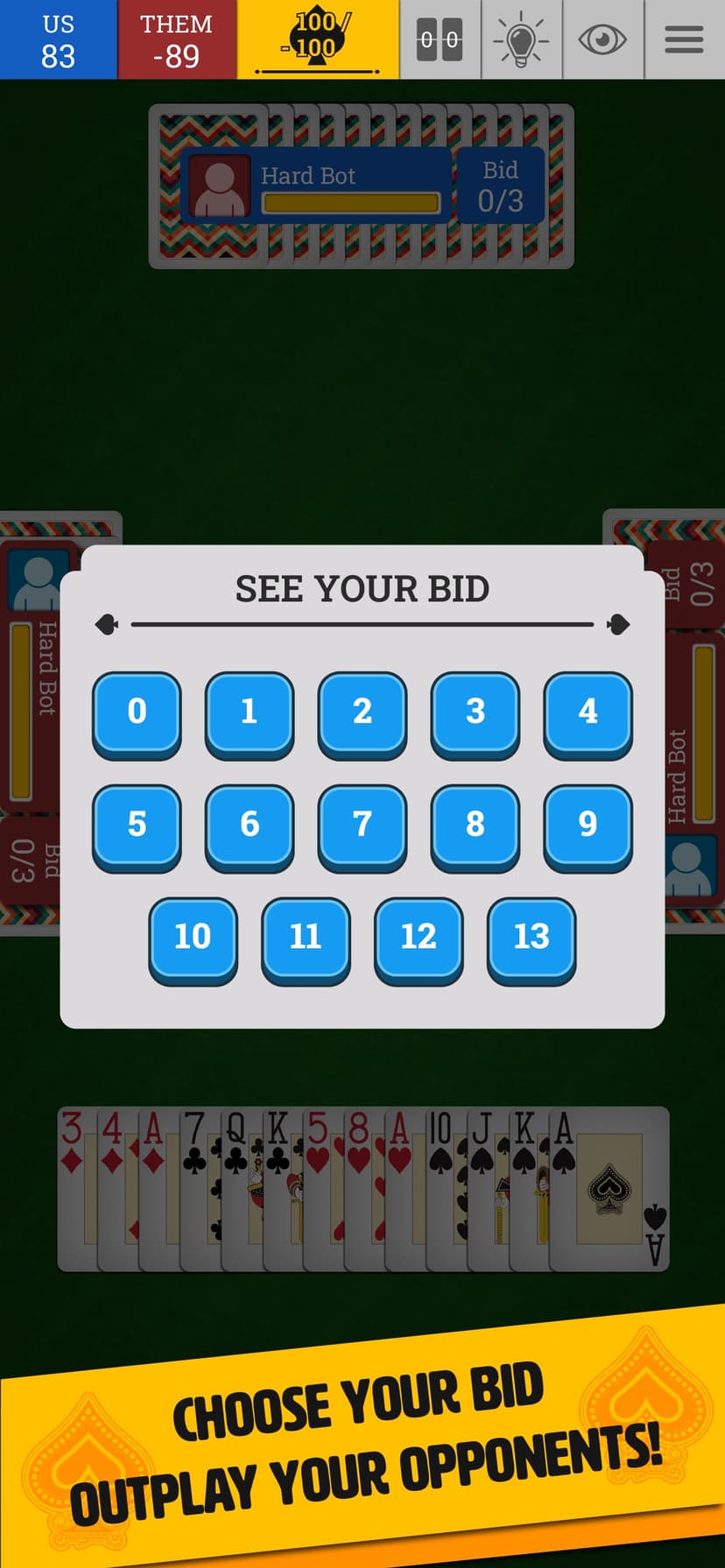 Spades Trickster Game Jogatina screenshot 4 - screenshot