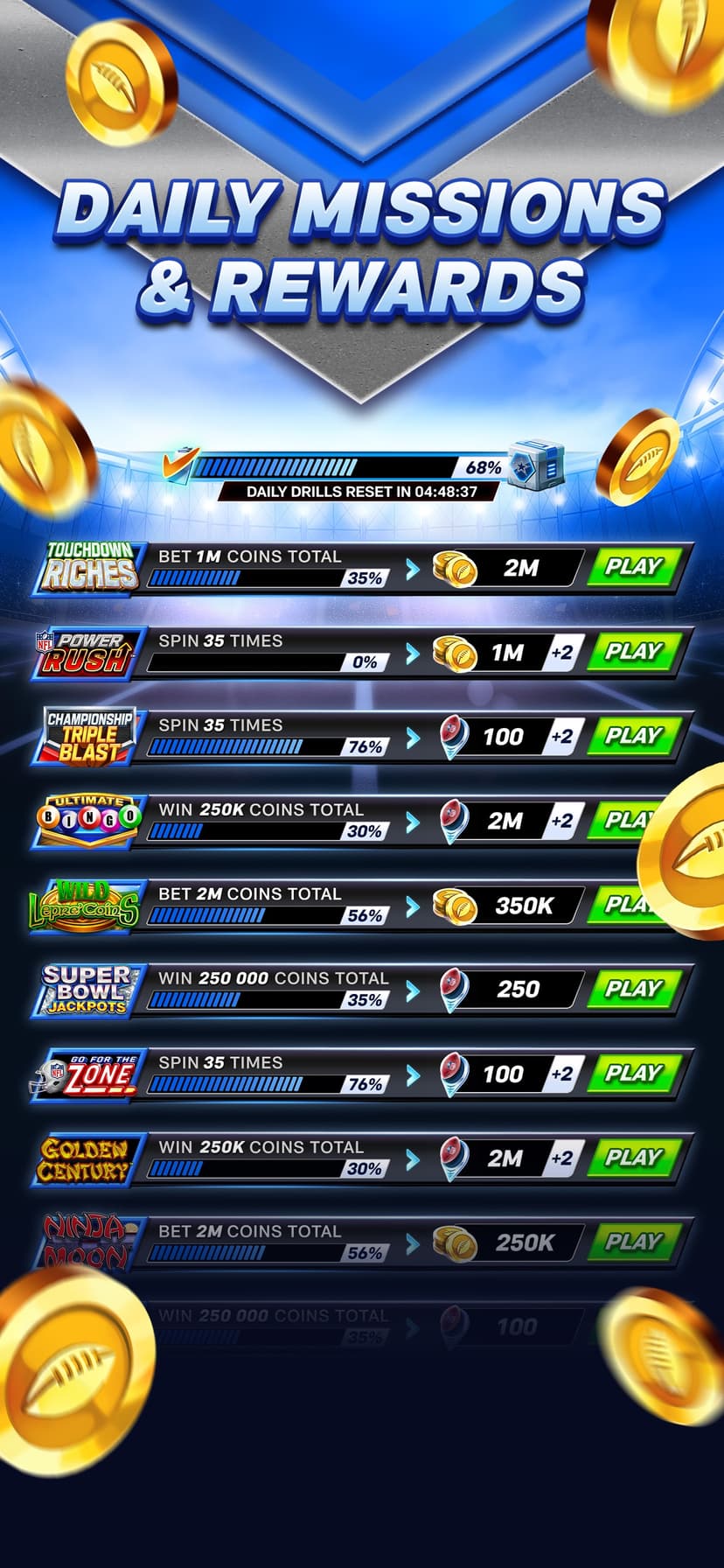 NFL Super Bowl Slots Casino screenshot 8 - screenshot