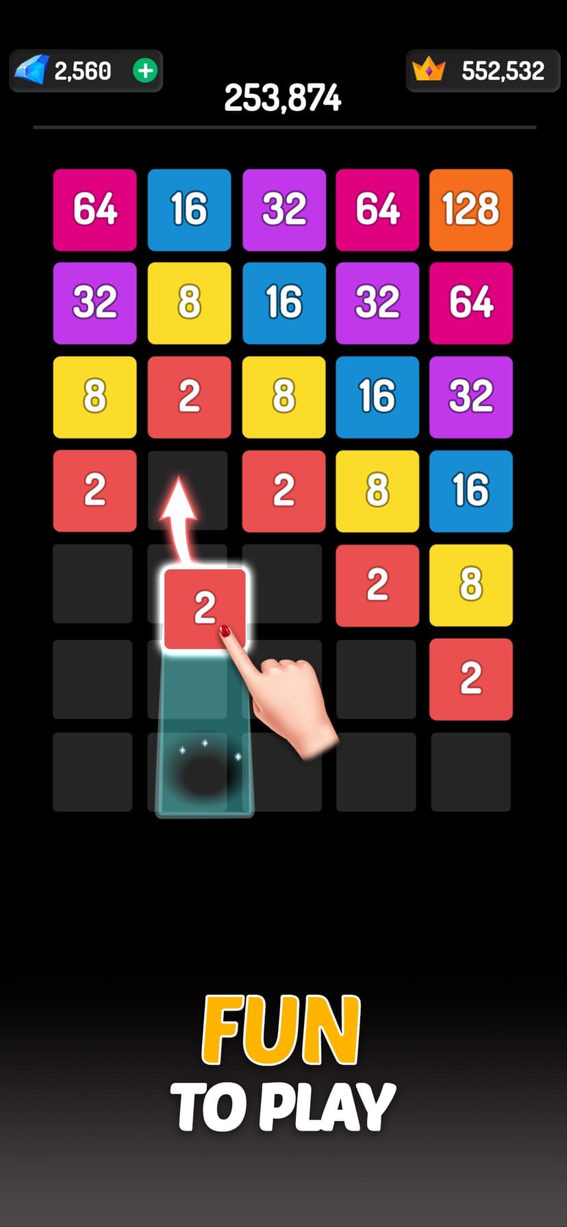 X2 Blocks: 2048 Number Puzzle screenshot 1 - screenshot