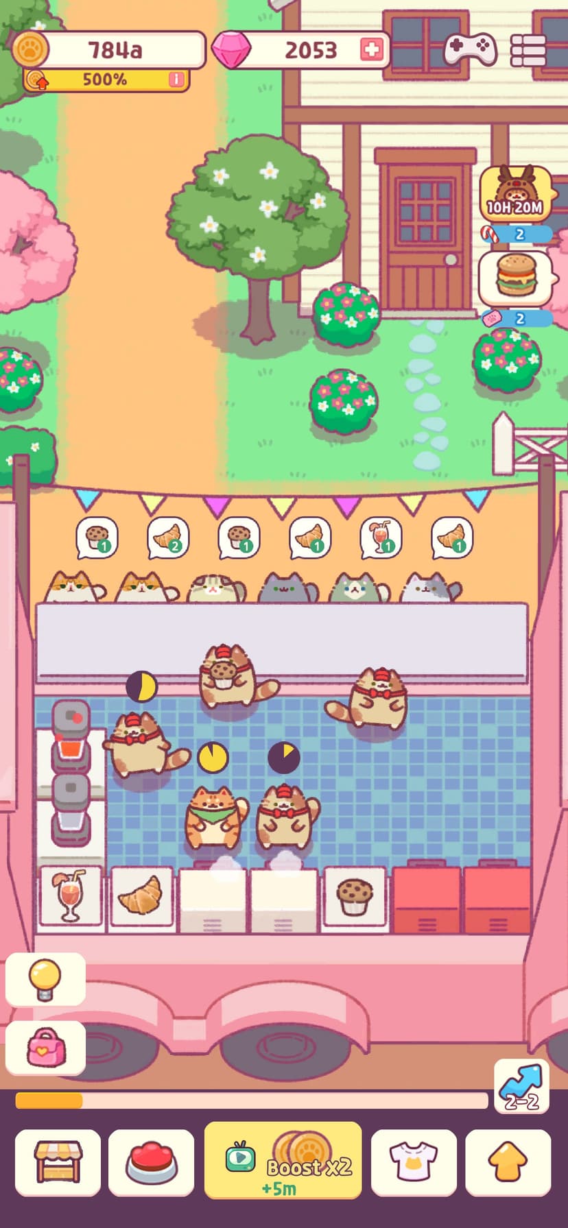 Cat Snack Bar: Food Games screenshot 4 - screenshot