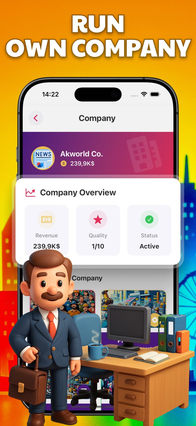 Business Game - Life Simulator screenshot 2 - screenshot