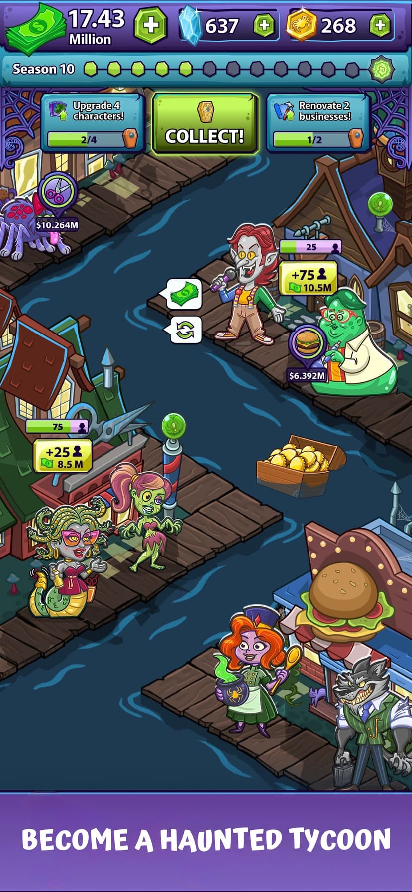 Monster Idle Tycoon Country screenshot 1 - screenshot