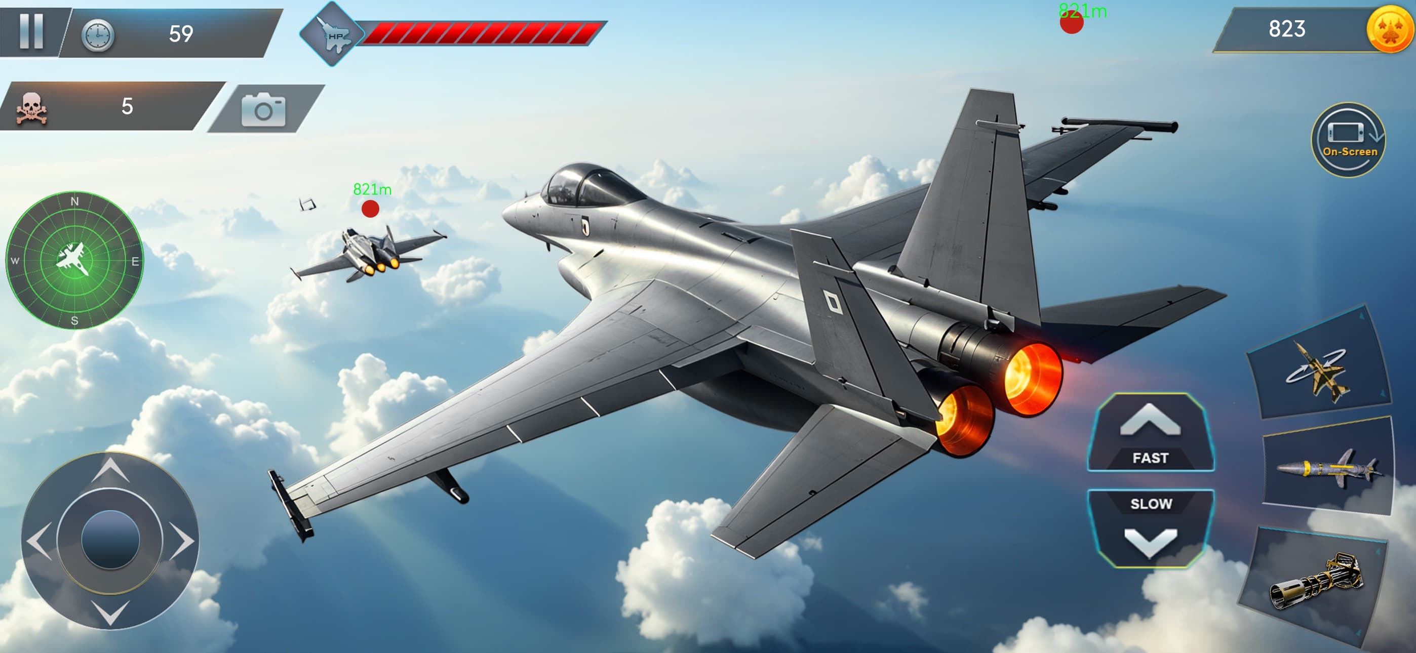 Airplane War Fighter Jet Games screenshot 3 - screenshot