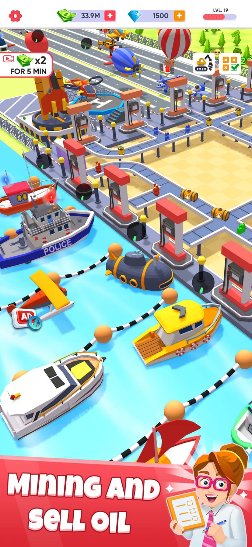 Oil Mining 3D - Petrol Factory screenshot 1 - screenshot