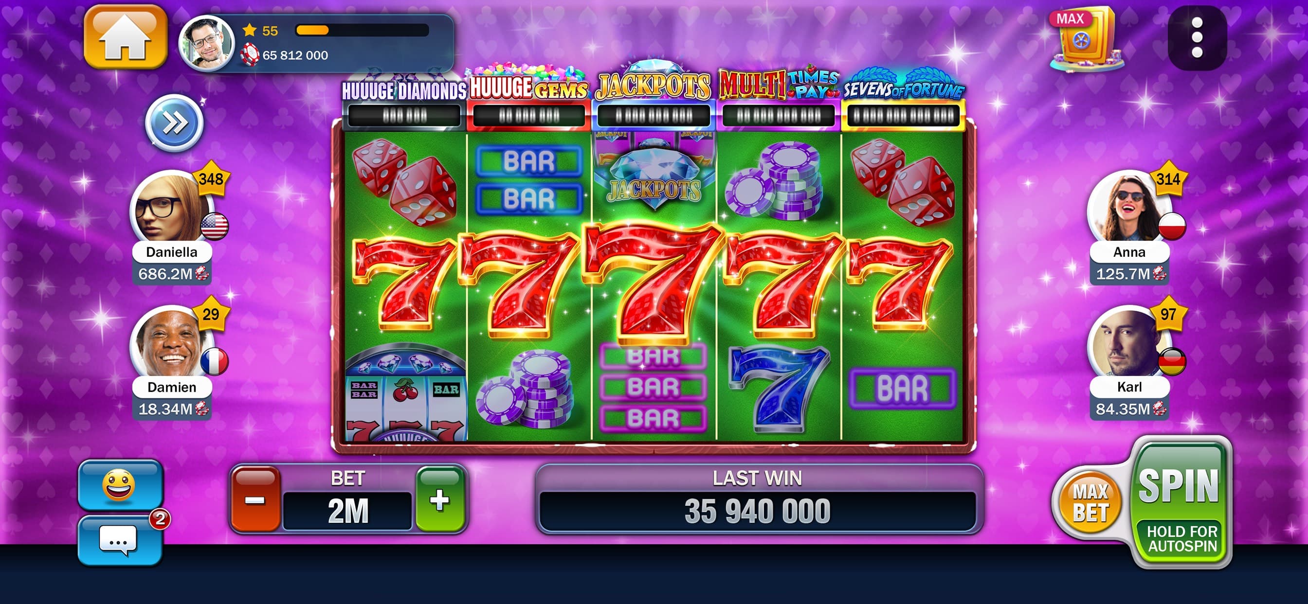 Billionaire Casino Slots 777 screenshot 3 - screenshot