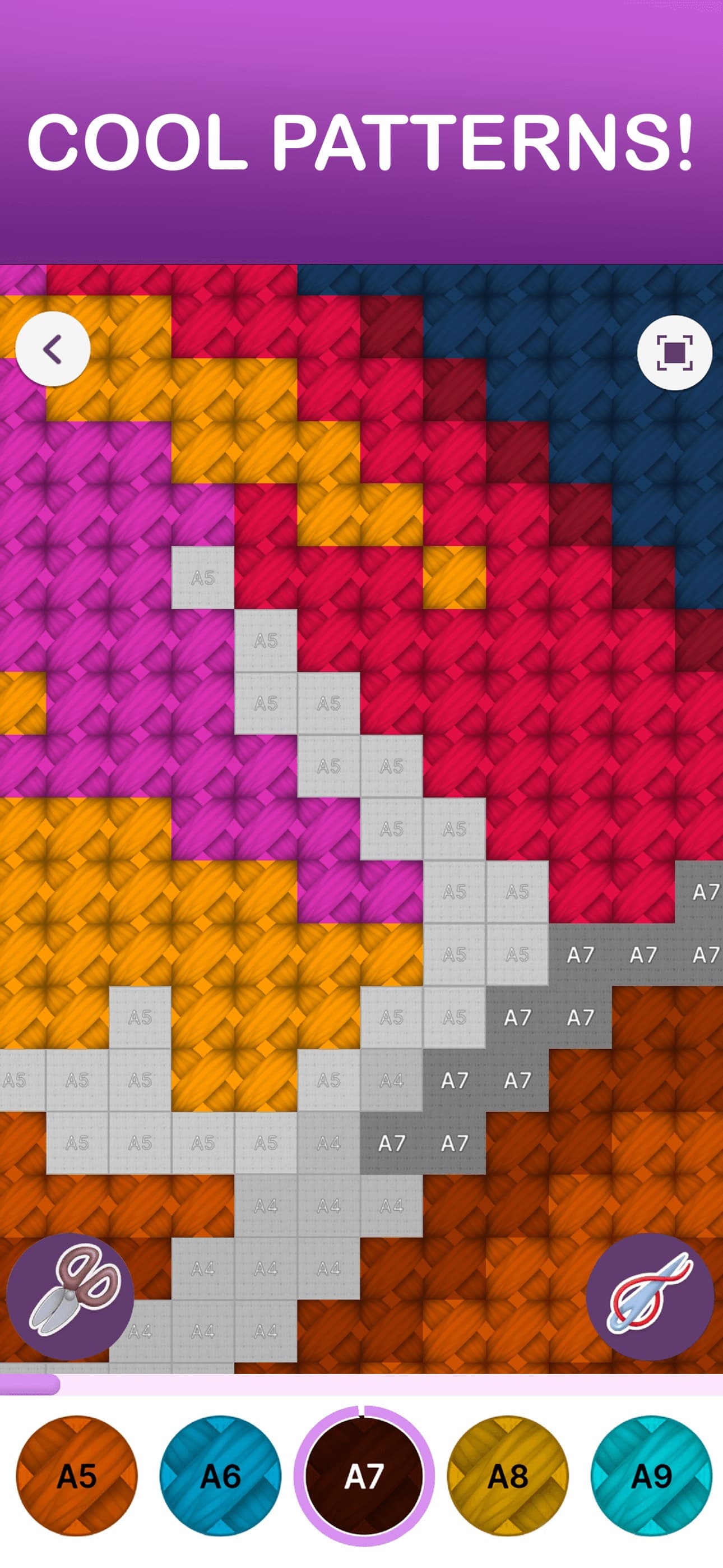 Cross Stitch: Pixel puzzle art screenshot 4 - screenshot