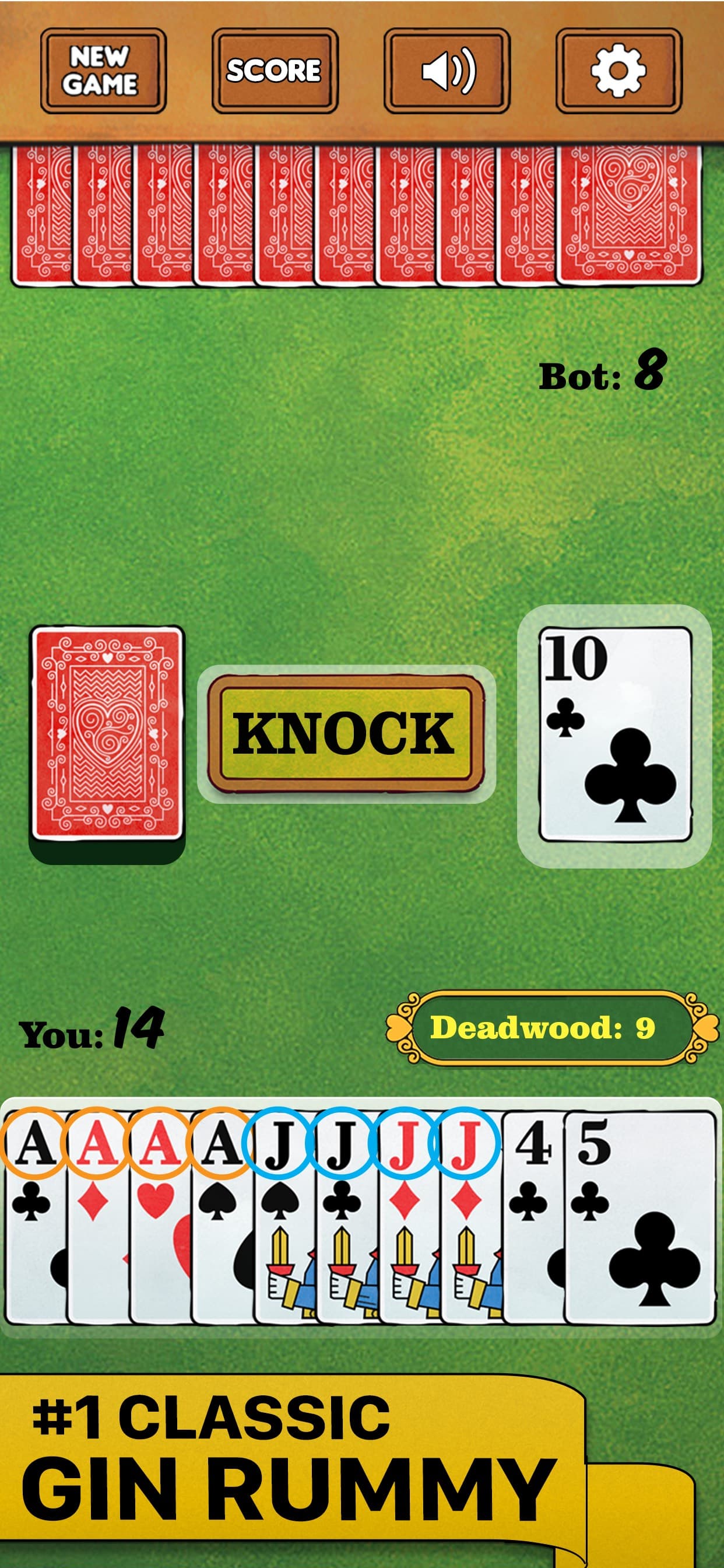 Gin Rummy Card Game Classic screenshot 4 - screenshot