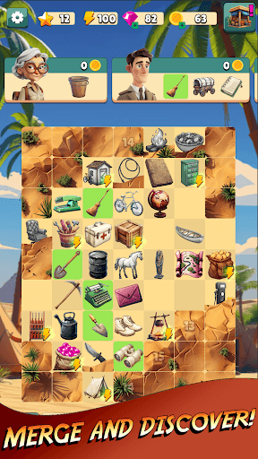 Tomb Trek - Match & Merge screenshot 1 - screenshot