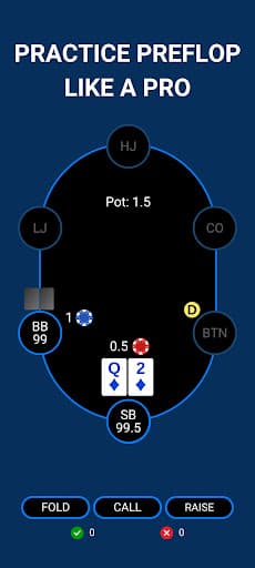 Poker Trainer - Learn poker screenshot 2 - screenshot
