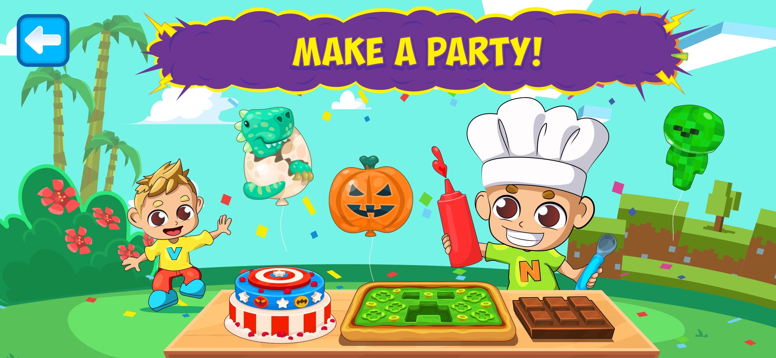 Vlad & Niki Cooking Pizza Game screenshot 1 - screenshot