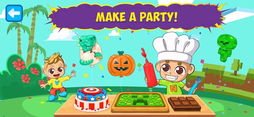 Vlad & Niki Cooking Pizza Game screenshot 1 - screenshot