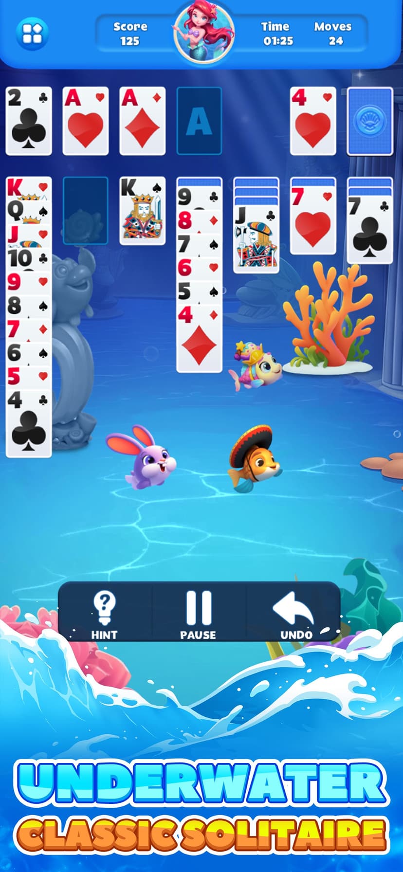 Solitaire FishStory screenshot 1 - screenshot