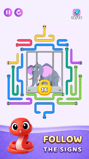 Snake Jam: Unblock Rescue screenshot 2 - screenshot