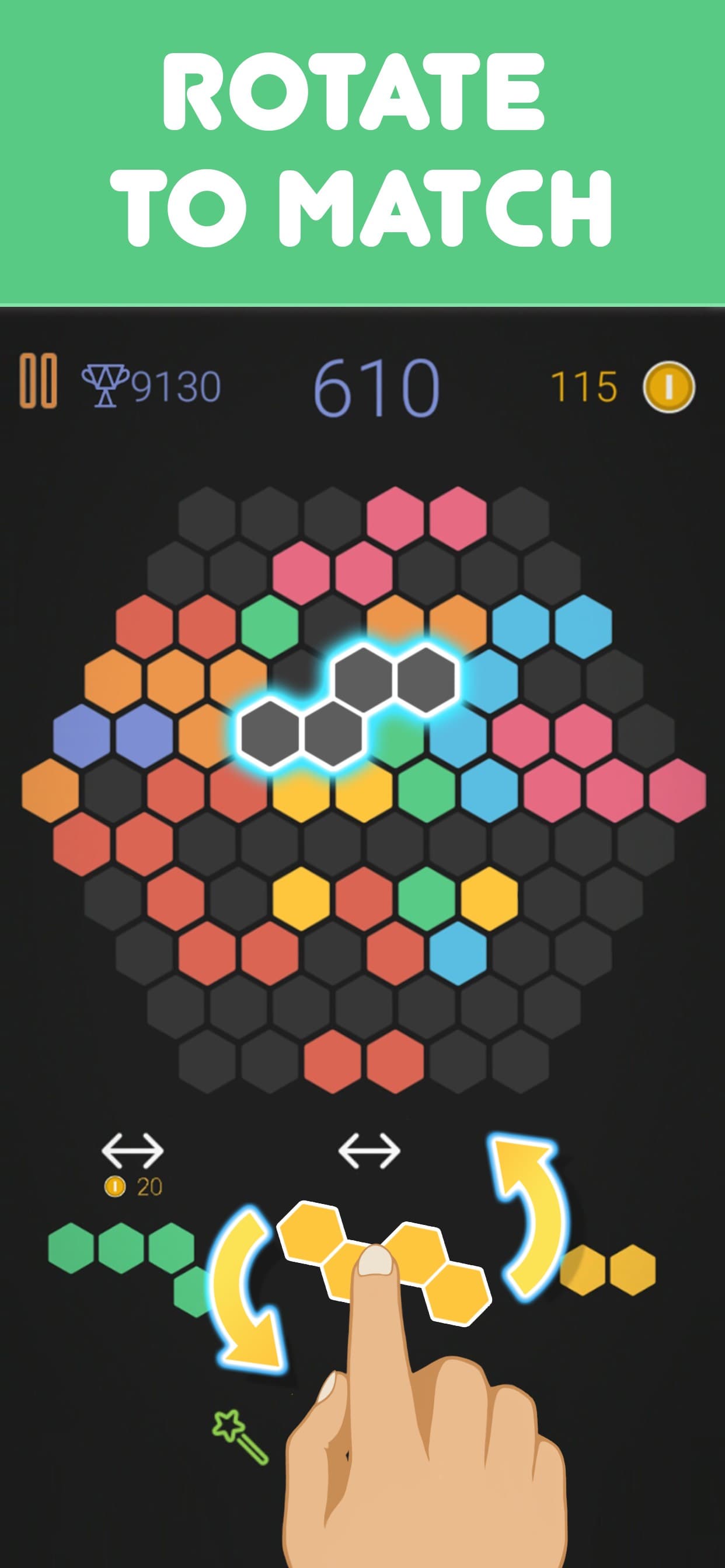 Tringles™ puzzle - royal 1010 screenshot 2 - screenshot