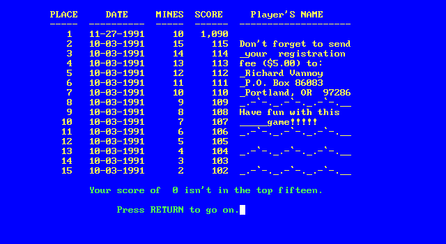 Null - screenshot