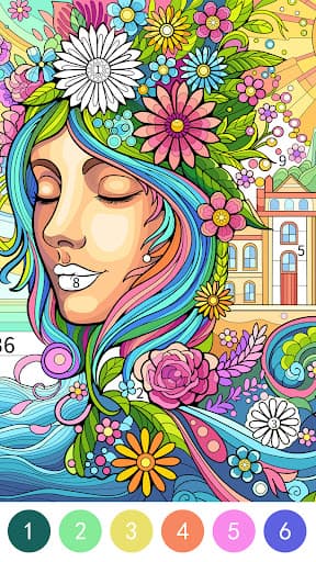 Tangle Color by Number Book screenshot 2 - screenshot