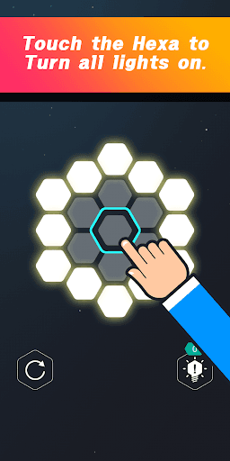 LIGHT UP 7 - Hexa Puzzle screenshot 1 - screenshot