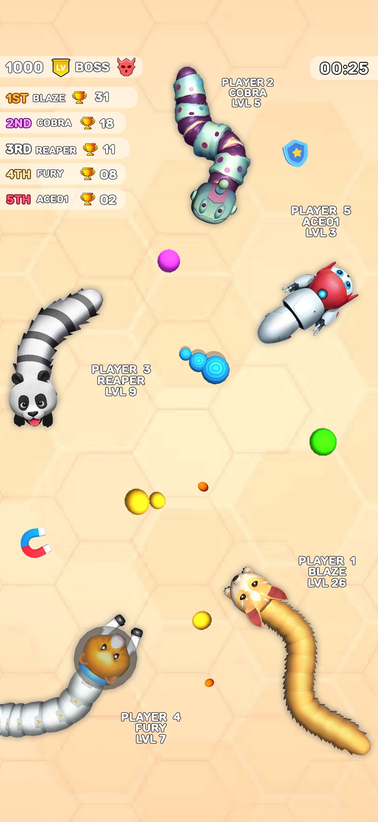 Tangled Worms Clash screenshot 2 - screenshot