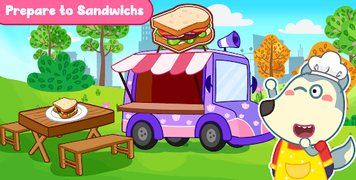 Wolfoo Cooking Game - Sandwich screenshot 3 - screenshot