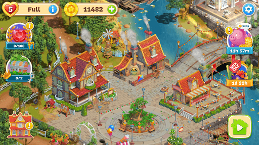 Gem Valley - Match 3 & Restore screenshot 14 - screenshot