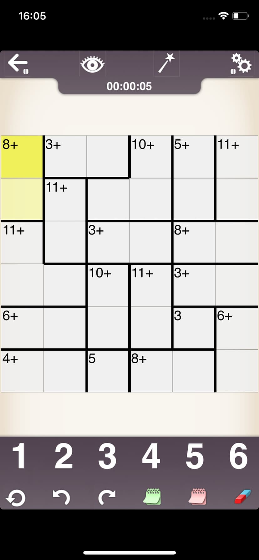 KenKen Classic screenshot 1 - screenshot