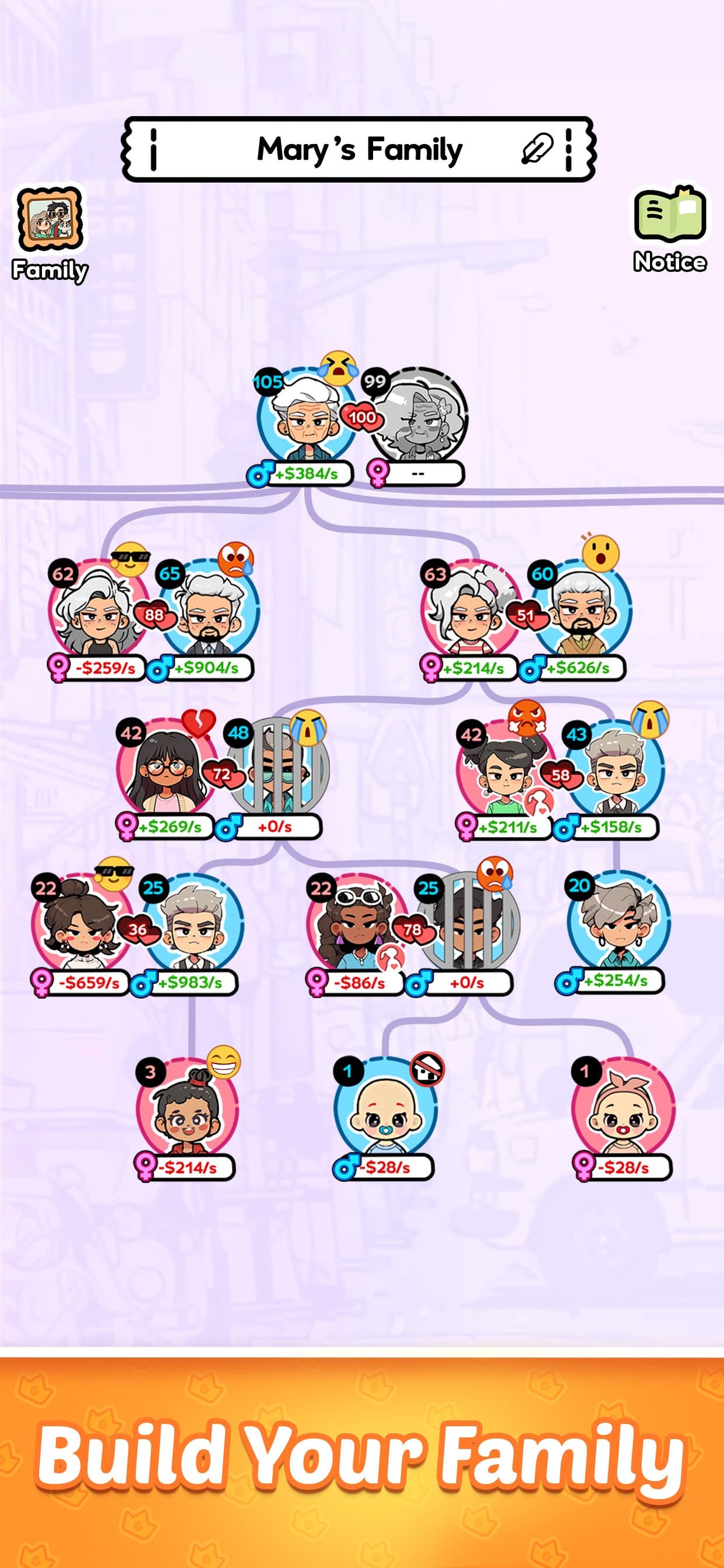 Family Go! - Lifetime Sim game screenshot 1 - screenshot