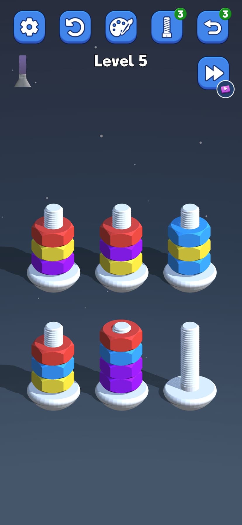 Nuts and Bolts: Sort Puzzle screenshot 2 - screenshot
