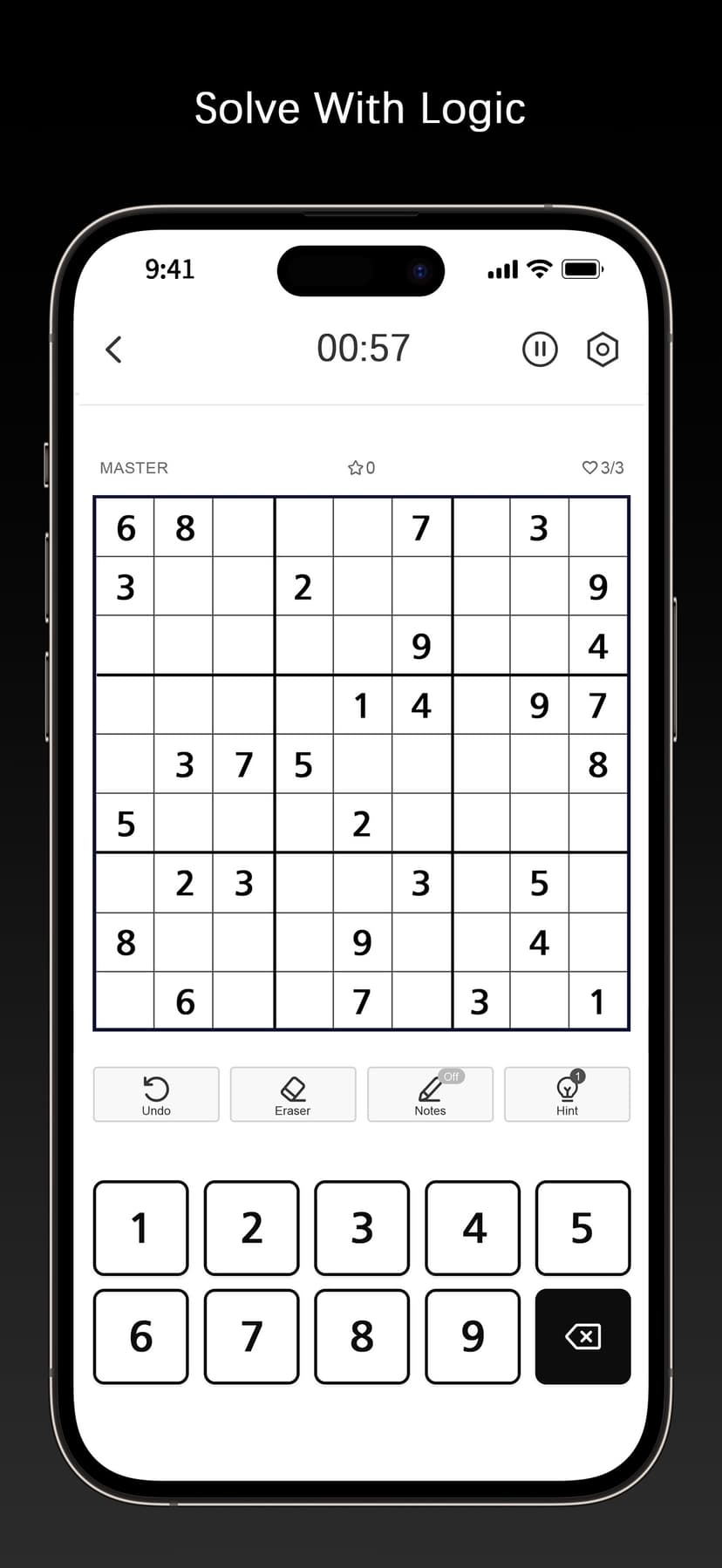 Sudoku Master！ screenshot 4 - screenshot