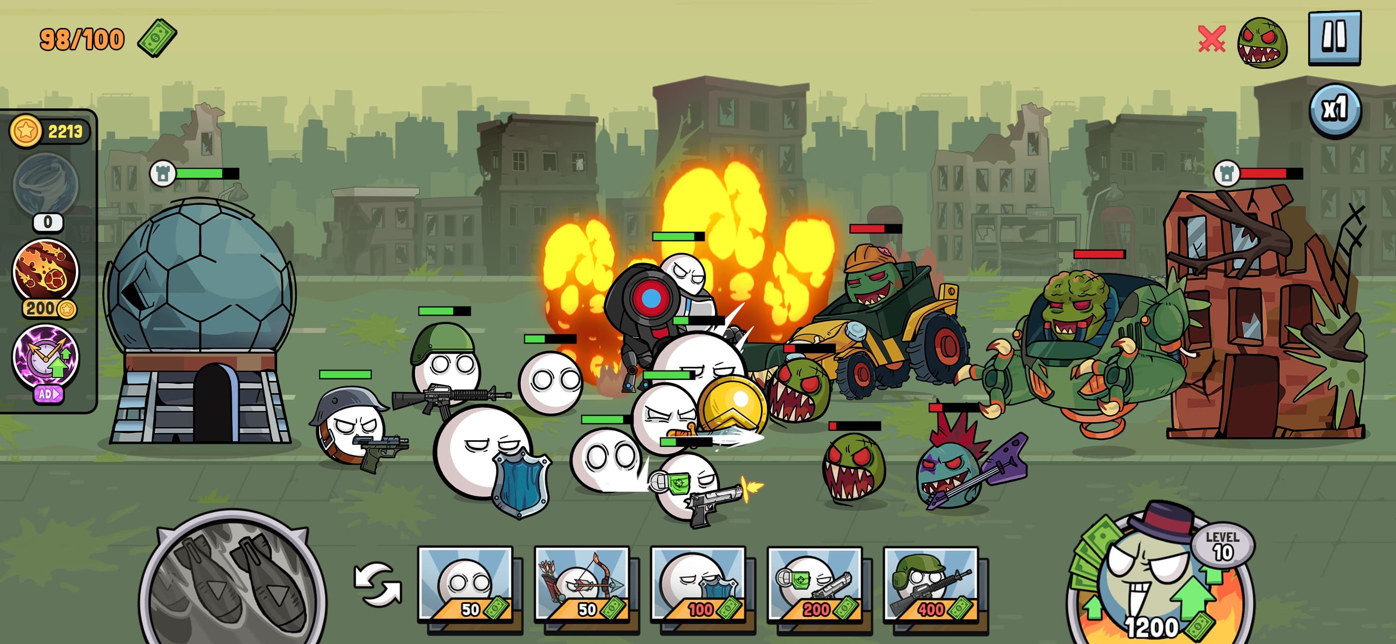 Balls vs Zombies: No Escape screenshot 2 - screenshot