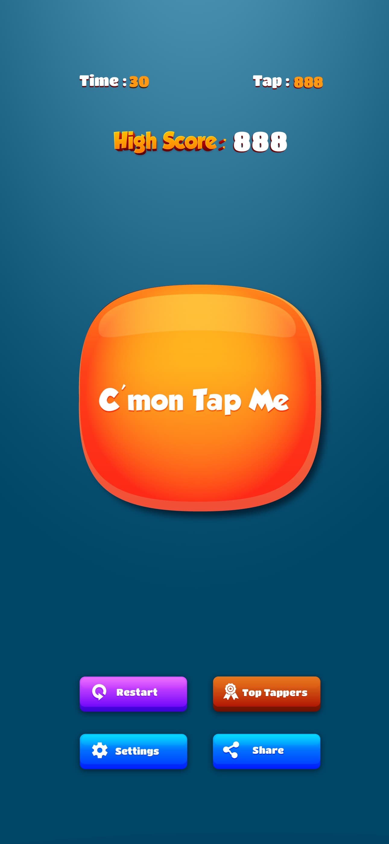 Speed Tapping Game screenshot 1 - screenshot