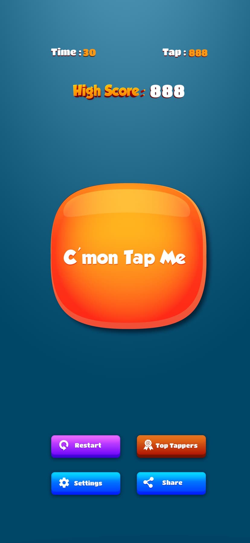 Speed Tapping Game screenshot 1 - screenshot