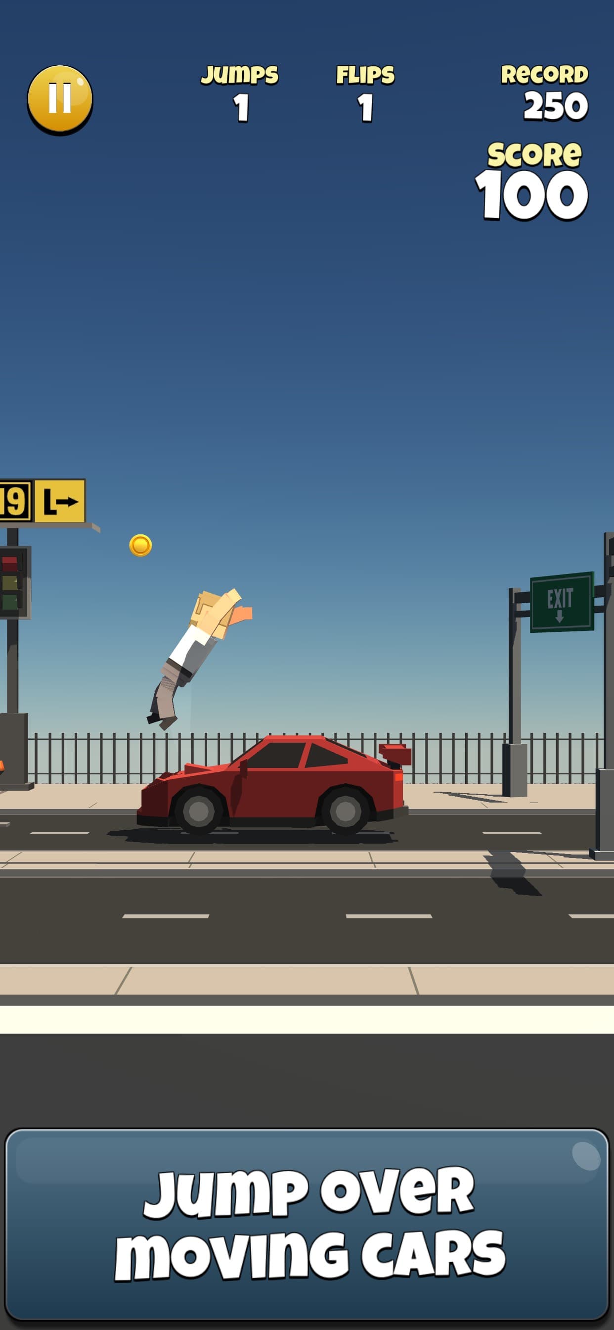 Backflipper: Flip city & space screenshot 1 - screenshot