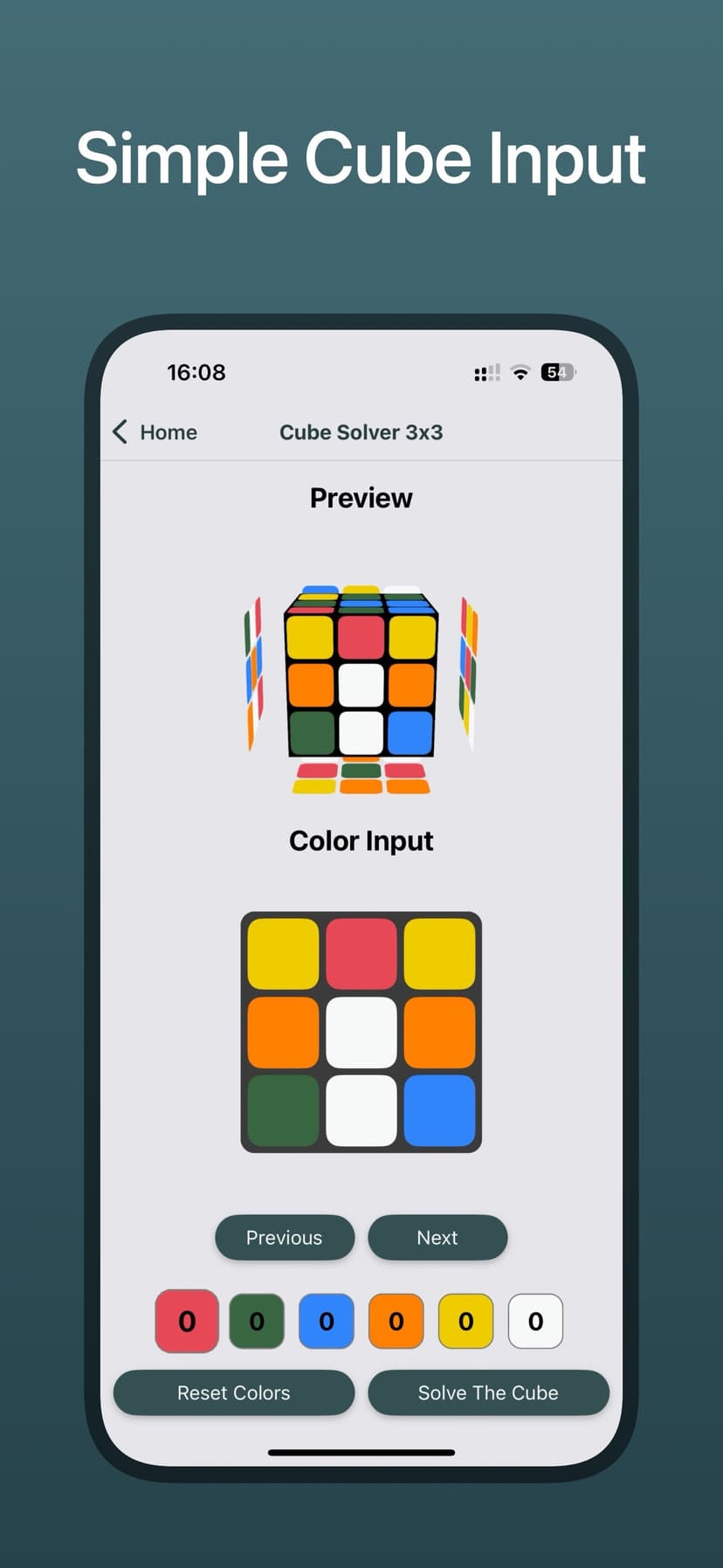Rubix Cube Solver CubeXpert screenshot 2 - screenshot