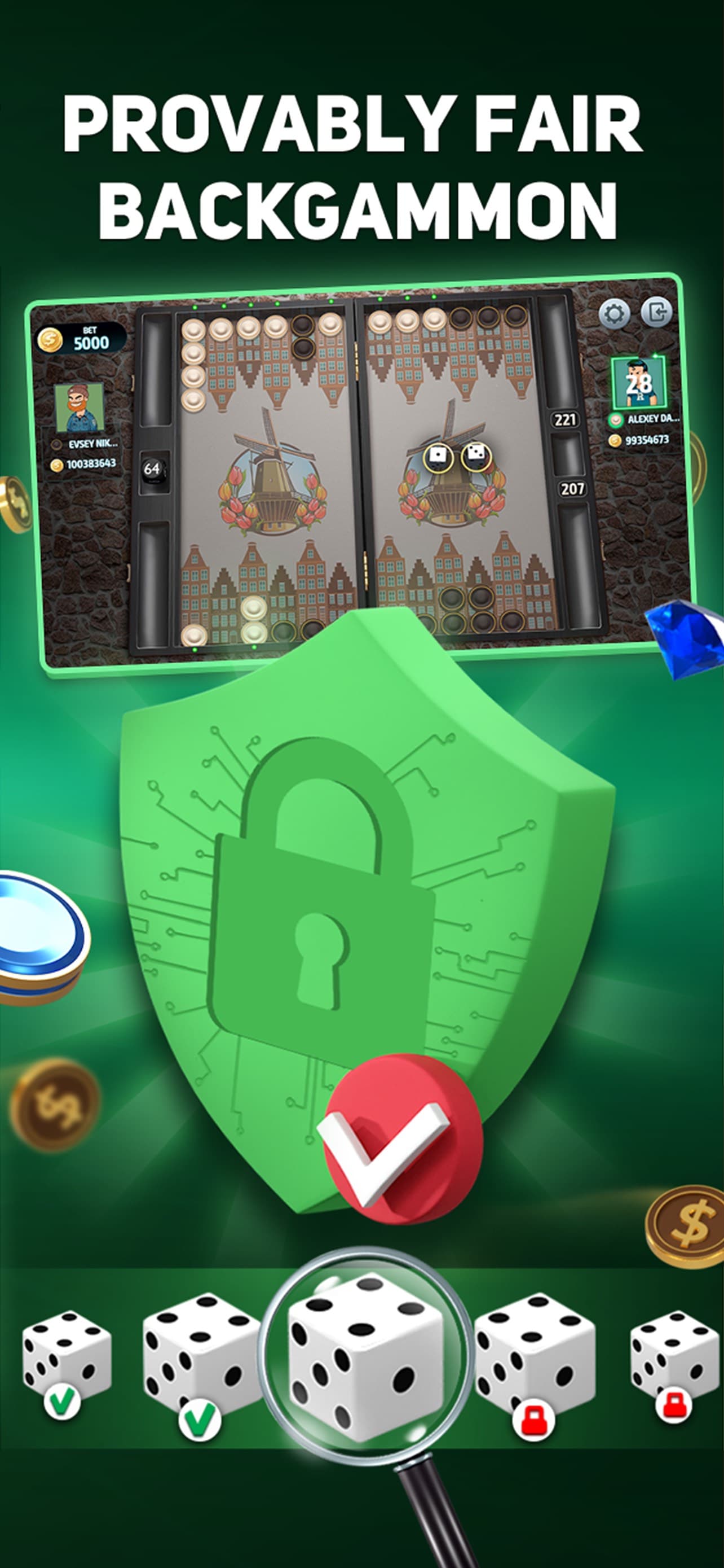 Backgammon Tournament online screenshot 5 - screenshot