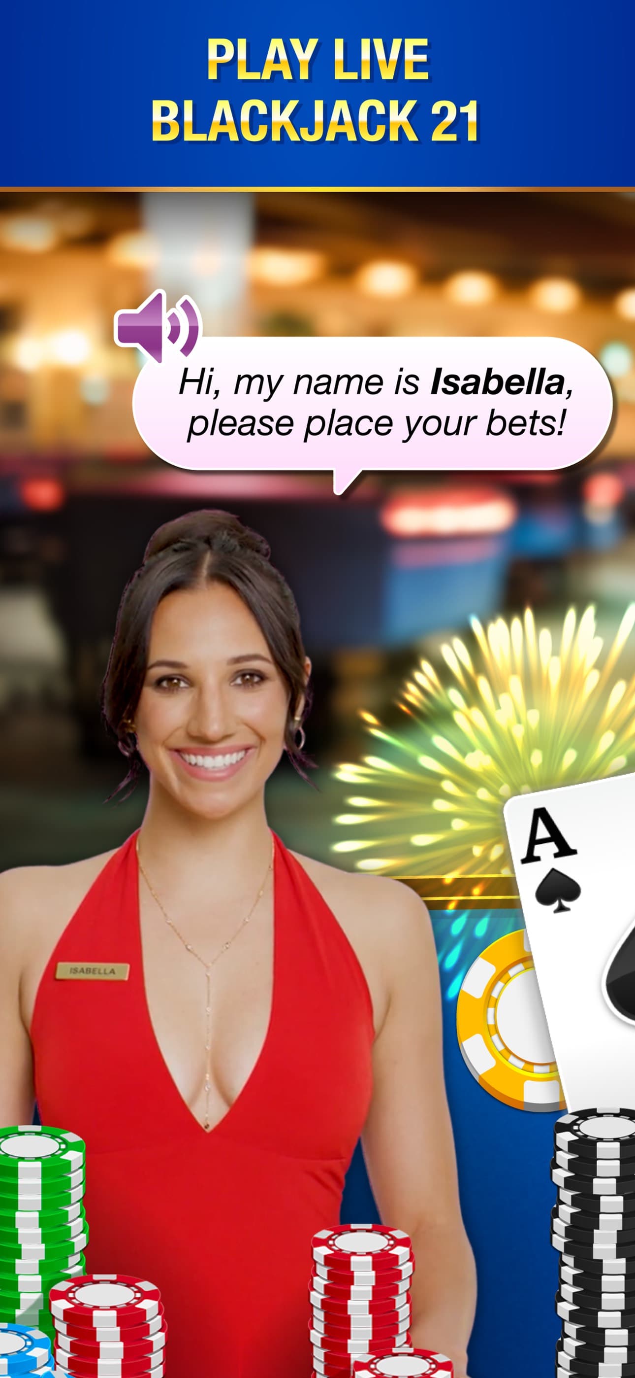 Blackjack Live ™ Casino 21 screenshot 1 - screenshot