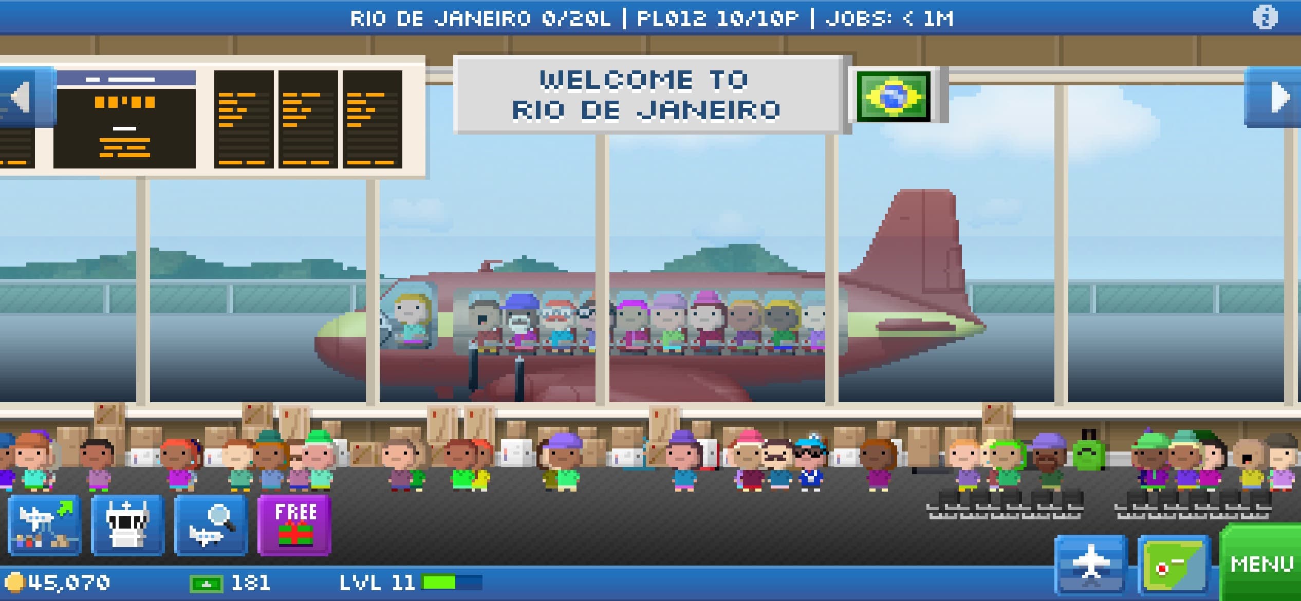 Pocket Planes: Airline Tycoon screenshot 1 - screenshot