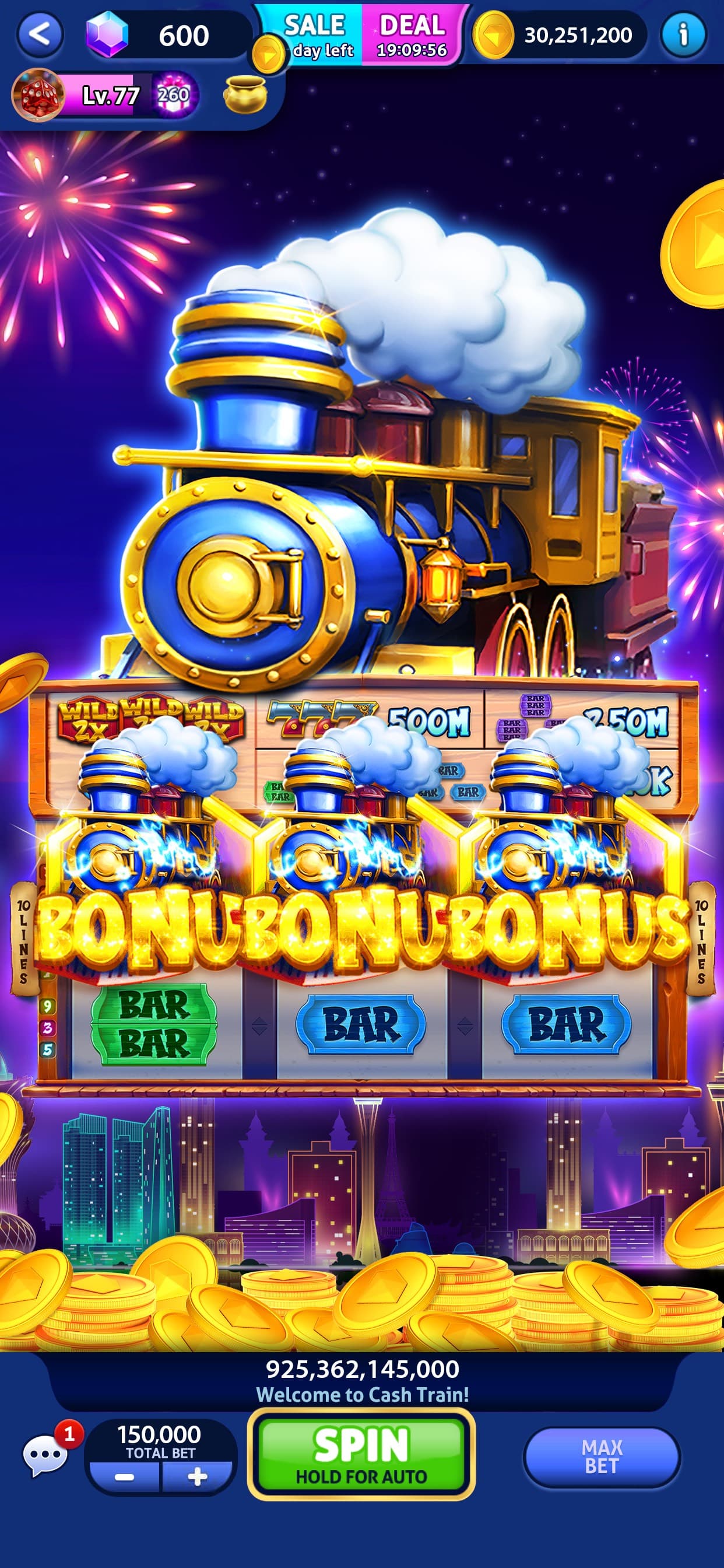 Cash Billionaire casino games screenshot 1 - screenshot