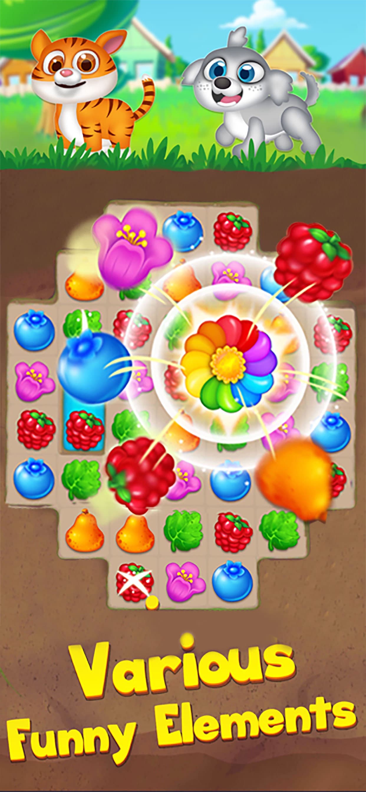 Fruit Crush - Match 3 Puzzle screenshot 1 - screenshot