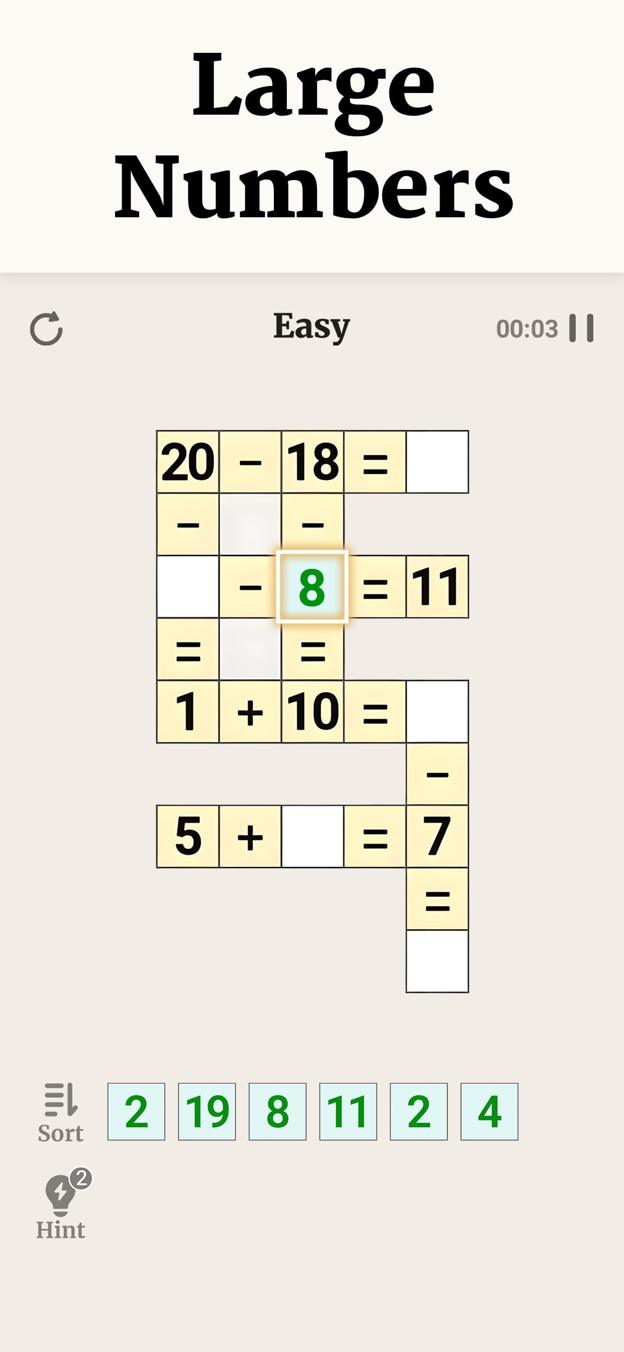 Vita Math Puzzle for Seniors screenshot 2 - screenshot
