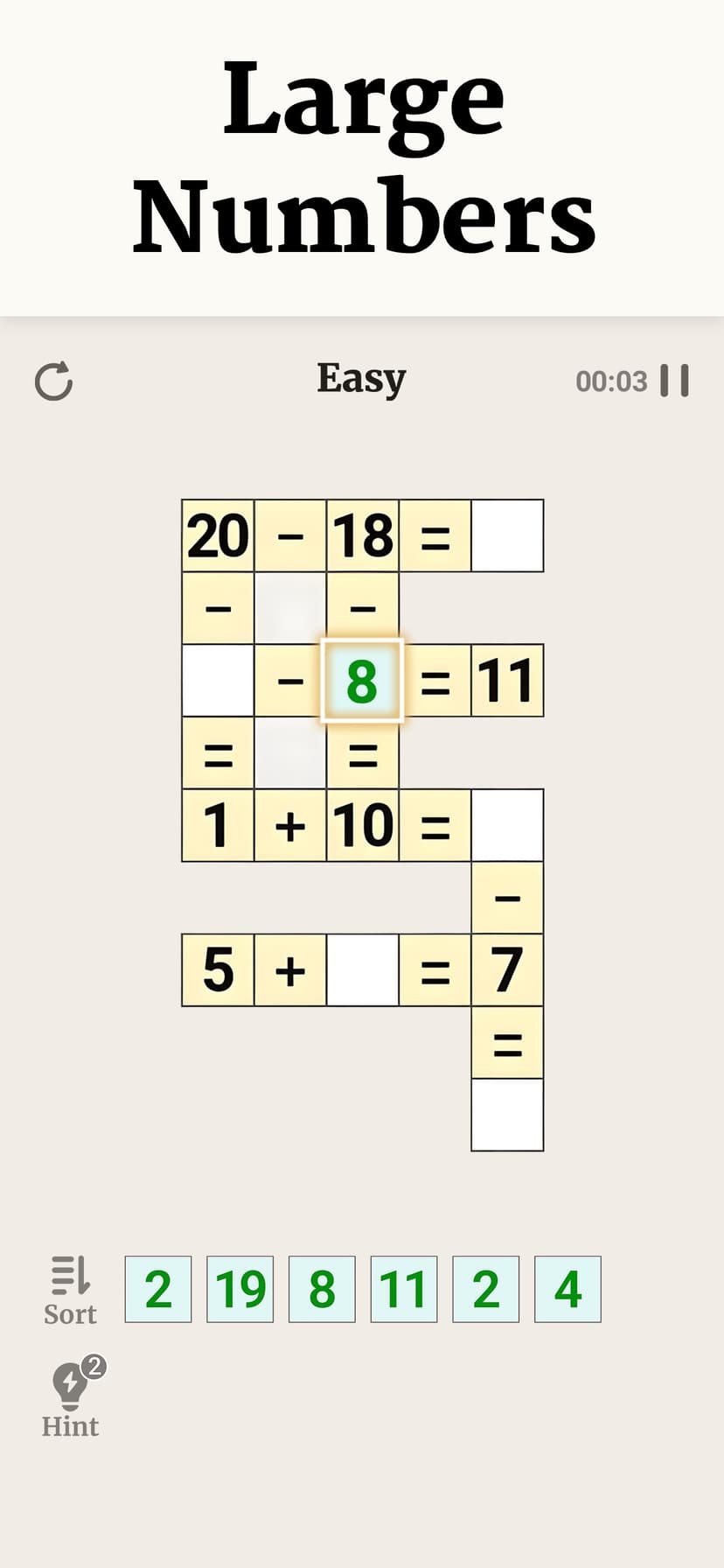 Vita Math Puzzle for Seniors screenshot 2 - screenshot