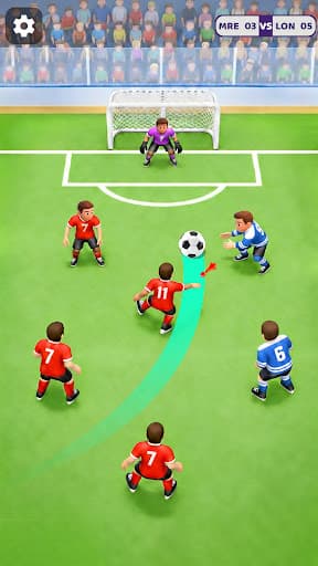 Flick Hero: Kick Soccer Games screenshot 1 - screenshot